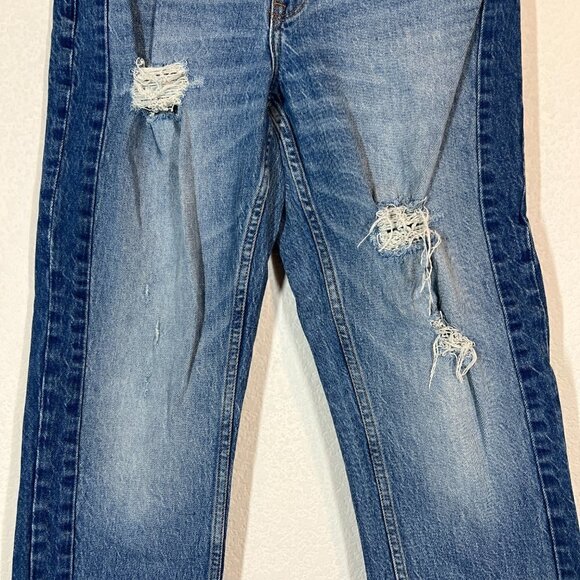 Abercrombie Mom Jeans Distressed 28 - Picture 6 of 9